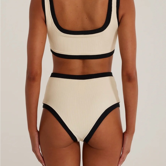 SAME Los Angeles - Two-Tone Button Bikini Set - Picture 5 of 7